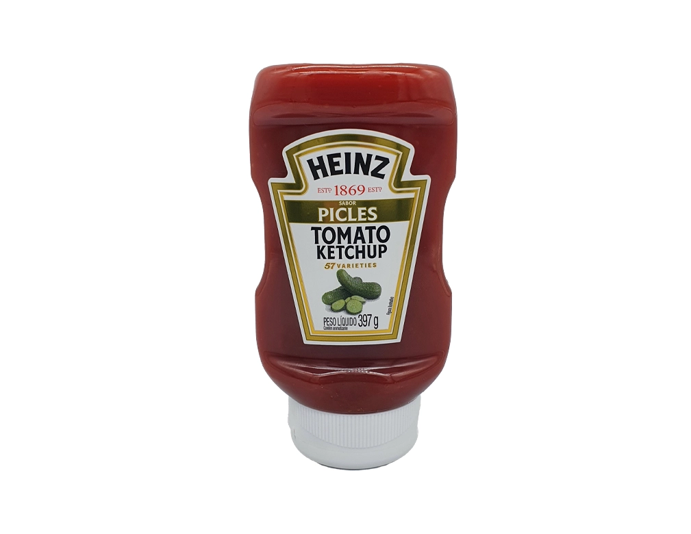 CATCHUP PEQUENO SABOR PICLES HEINZ 397 G 